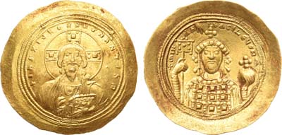 Лот №8,  Византийская империя. Император Михаил IV Пафлагон. Гистамен. 1034-1041 гг..