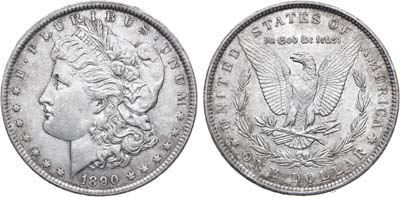Лот №178,  США. 1 доллар 1890 года.